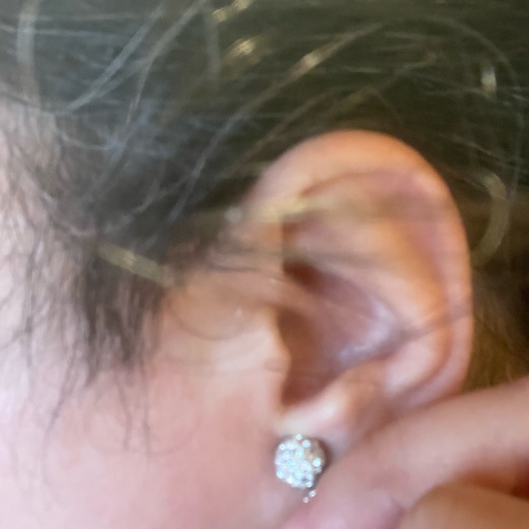 Beautiful 925 sterling silver stud earrings - Picture 4 of 5